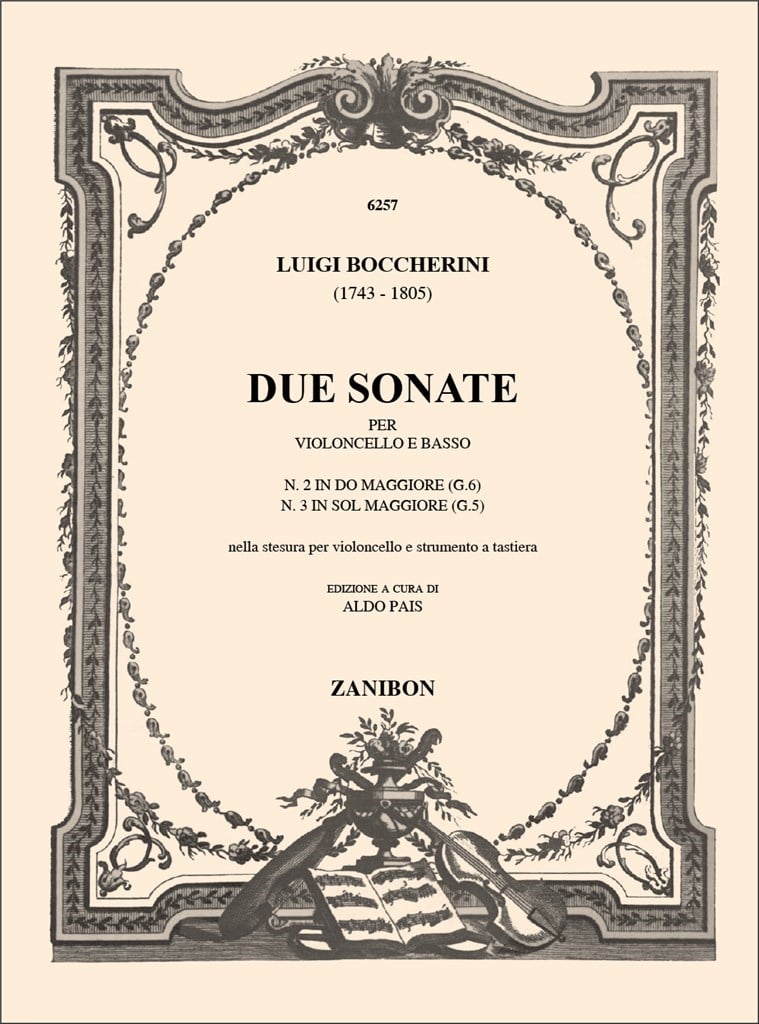 2 Sonate Per Violoncello E Basso